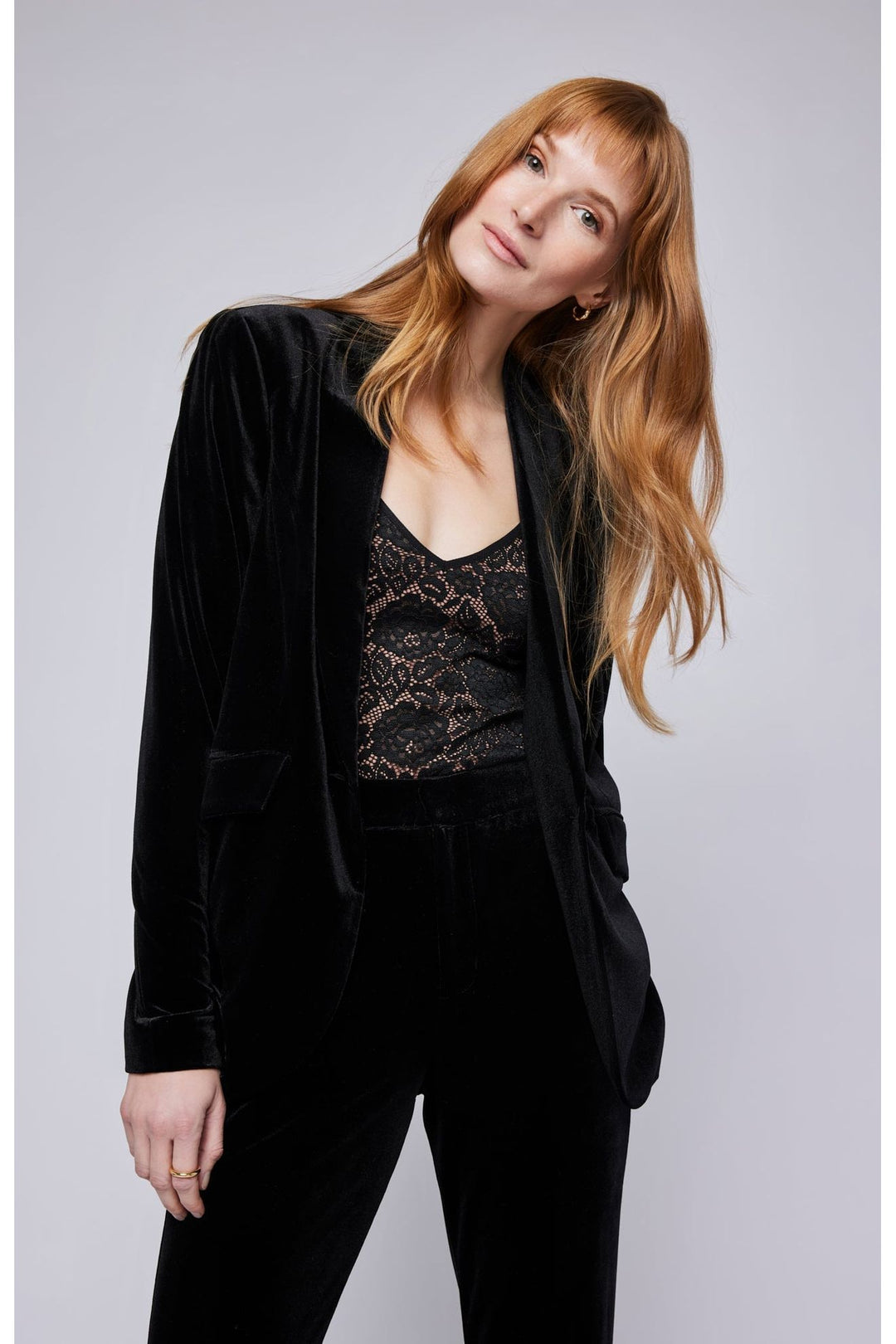 Caroline Velvet Blazer